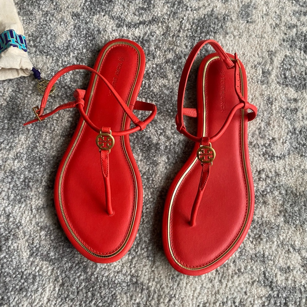 Tory Burch Emmy Sandals in Bright Samba size 8